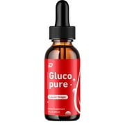 Gluco Pure Drops Healthy Blood Support Formula   GlucoPure Dietary Supplement Drops, 1 Month Supply