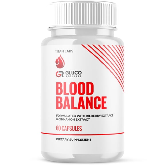 Gluco Regulate Advanced Formula Blood Support for Health and Wellness GlucoRegulate 60 Capsules