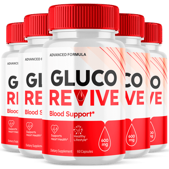 Gluco Revive Blood Support GlucoRevive Advanced Formula Glycogen Support 300 Capsules