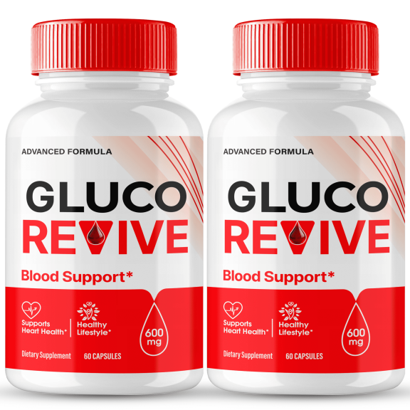 Gluco Revive Vitamin Supplement Capsules, 120 Count (2 Pack)
