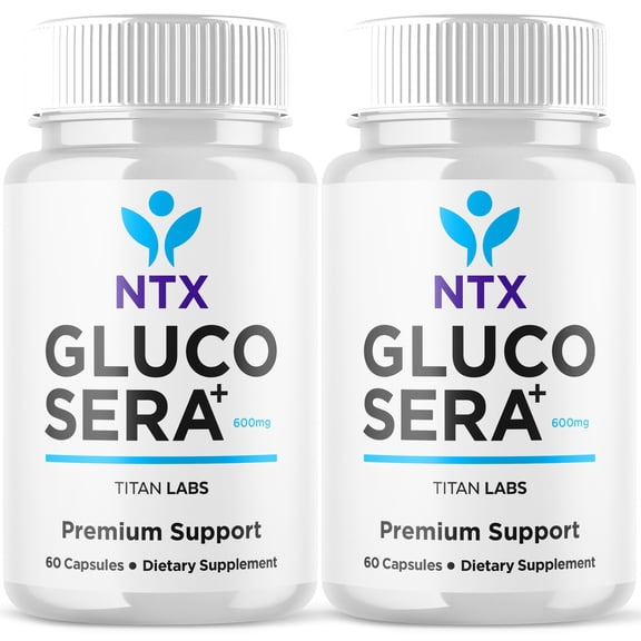 Gluco Sera+ Advanced Formula Blood Support for Health and Wellness GlucoSera+ 120 Capsules