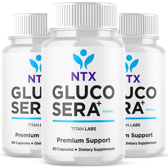 Gluco Sera+ Advanced Formula Blood Support for Health and Wellness GlucoSera+ 180 Capsules