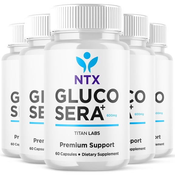 Gluco Sera+ Advanced Formula Blood Support for Health and Wellness GlucoSera+ 300 Capsules