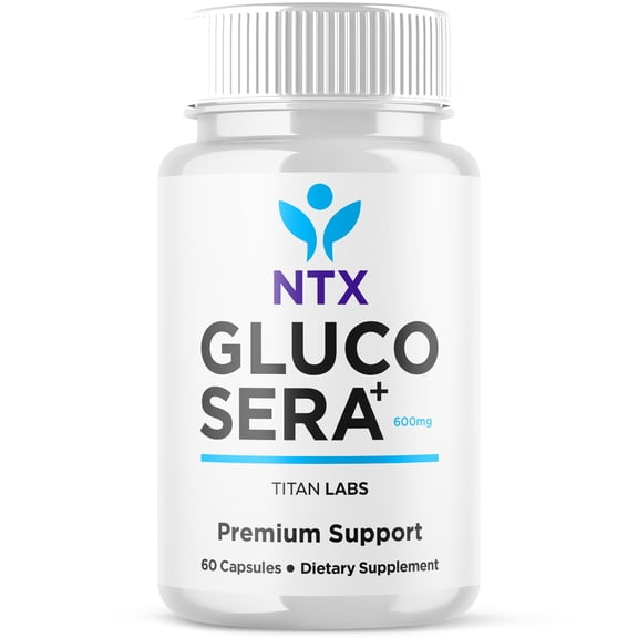 Gluco Sera+ Advanced Formula Blood Support for Health and Wellness GlucoSera+ 60 Capsules