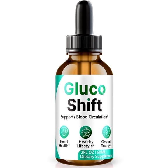 Gluco Shift Drops, Advanced Blood Support Liquid Drops, All Natural Formula to Maintain Healthy Levels, Dietary Supplement for Overall Wellness, GlucoShift Reviews (30 Servings)