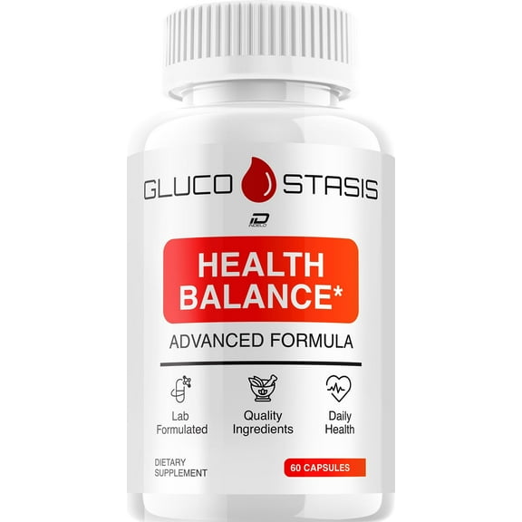 Gluco Stasis Capsules – GlucoStasis All Natural Glycogen Support, 1 Pack, 60 Capsules
