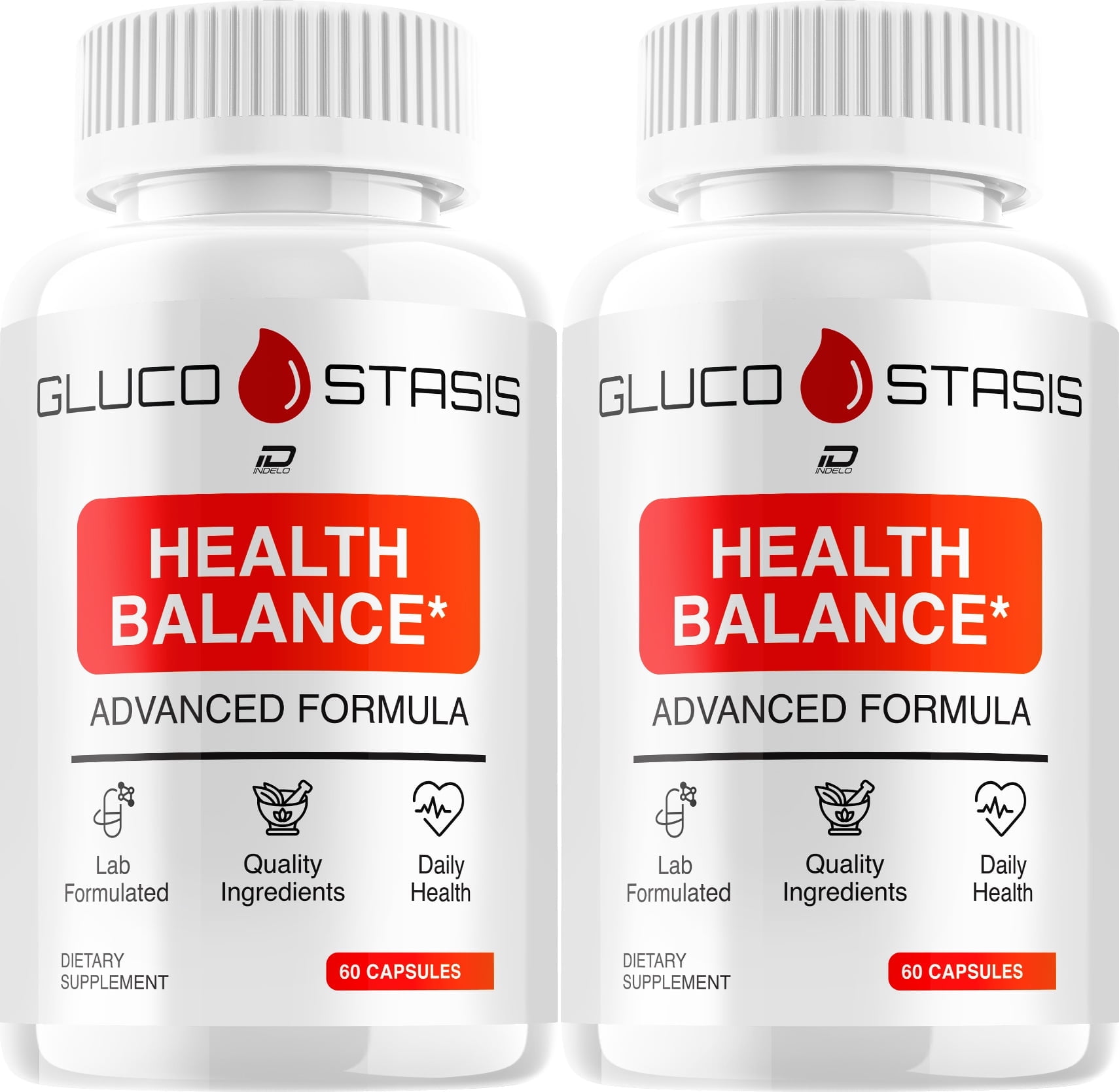 Gluco Stasis Capsules – GlucoStasis All Natural Glycogen Support, 2 Pack, 120 Capsules