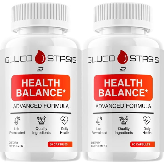 Gluco Stasis Capsules – GlucoStasis All Natural Glycogen Support, 2 Pack, 120 Capsules