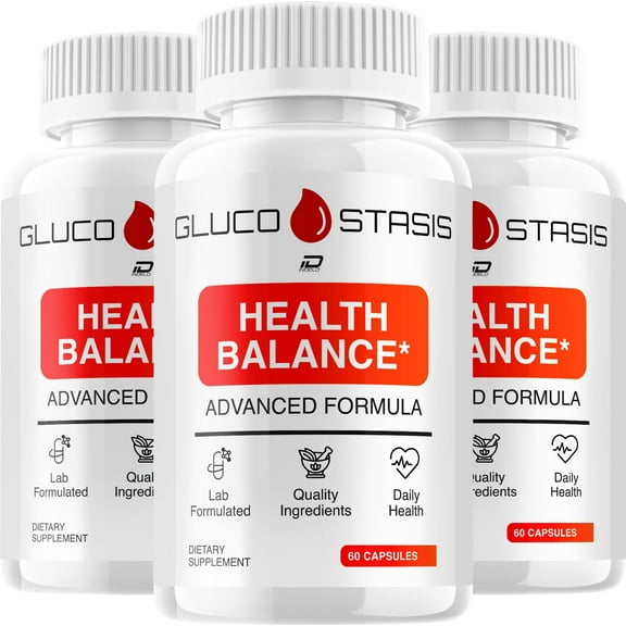 Gluco Stasis Capsules – GlucoStasis All Natural Glycogen Support, 3 Pack, 180 Capsules