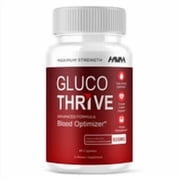Gluco Thrive Advanced Blood Support Capsules, GlucoThrive Maximum Strength Support Supplement 60 Capsules