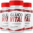 thumbnail image 1 of Gluco Vital Blood Balance Support Pills Advanced Formula Vitamin Supplement GlucoVital 180 Capsules, 1 of 9