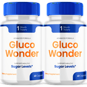 Gluco Wonder Advanced Formula Glycogen Support Health & Wellness Supplement 120 Capsules