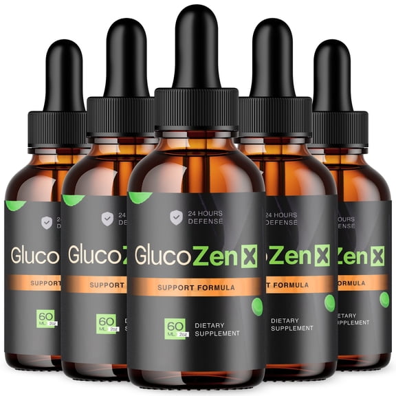Gluco Zen X Advanced Formula Drops Natural Support Supplement GlucoZenX 150 Servings