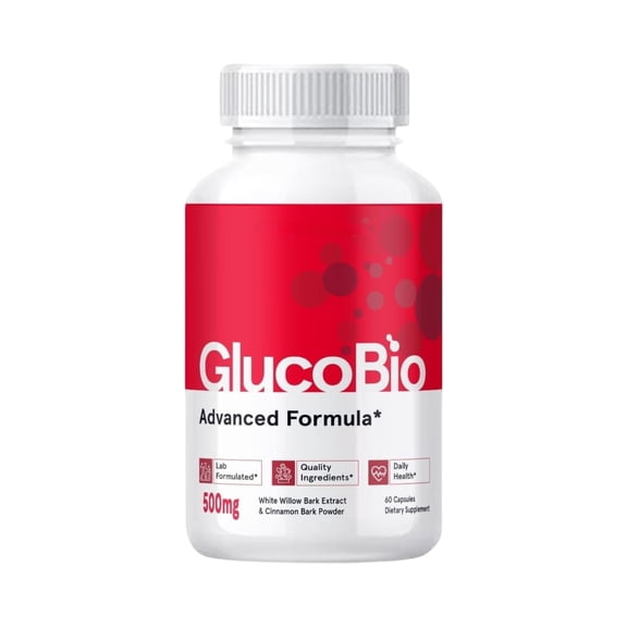GlucoBio Health and Wellness Support Capsules Gluco Bio Pills, Gluco Bio Natural Vitamin Overall Health and Wellness Glycogen Support Supplement, BioGluco Multivitamin Capsules (60 Capsules, 1 Pack)