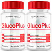 GlucoPlus Advanced Formula Pills All Natural Glyco Support Formula Gluco Plus 120 Capsules