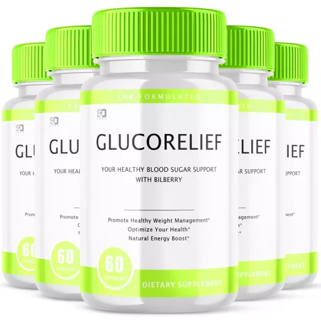 GlucoRelief - Balanced Sugar Level & Glucose Wellness Support (5 Pack)