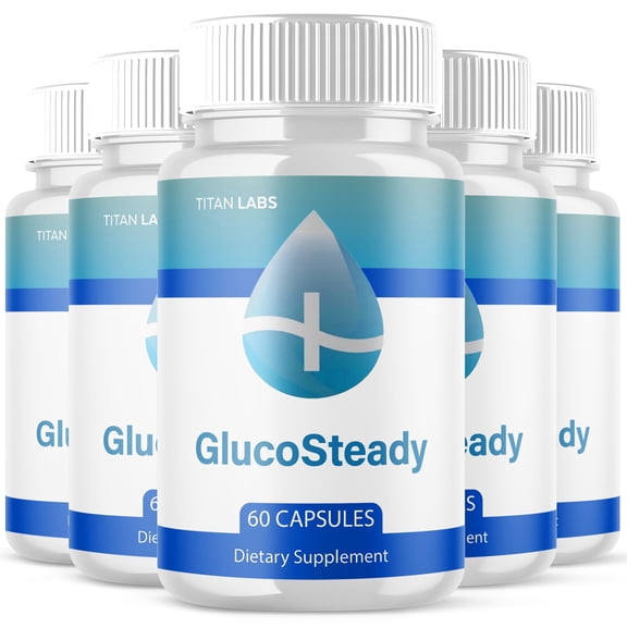 GlucoSteady Advanced Formula Blood Support for Health and Wellness Gluco Steady 300 Capsules