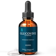 GlucoVive Drops   Daily Liquid Formula with a Clean, Natural Blend to Support Natural Flow, Balanced Levels & Healthy Circulation | Convenient for Consistent Use 30 Servings