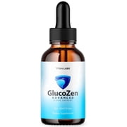 GlucoZen Advanced Formula Drops Blood Balance Support Supplement Gluco Zen Vitamins Taken Daily 1 Month Supply 30 Servings