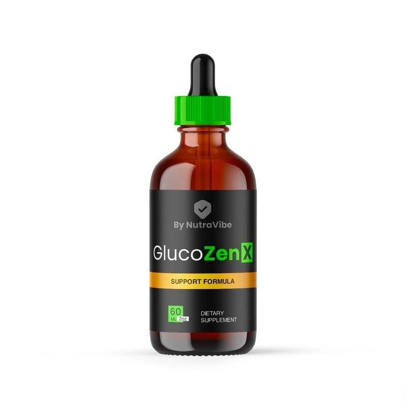 GlucoZenX Drops, GlucoZen X Liquid Formula - Naturally Supports Healthy Circulation and Stable Levels, Official Gluco Zen X Extract Review (30 Servings)