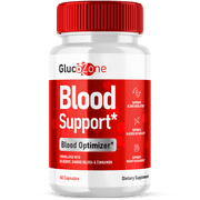 GlucoZone Blood Support Pills Advanced Formula Vitamin Supplement 60 Capsules