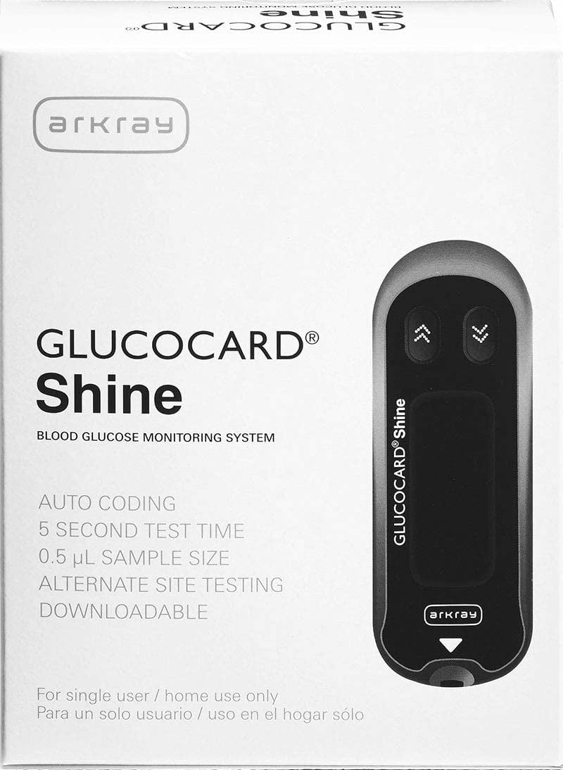 ARKRAY USA Glucocard Shine Blood Glucose Monitoring System Kit