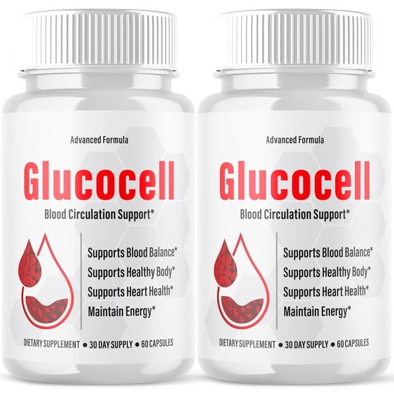Glucocell Blood Support Pills Advanced Formula Vitamin Supplement Gluco Cell 120 Capsules