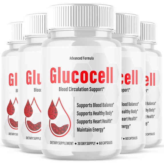 Glucocell Blood Support Pills Advanced Formula Vitamin Supplement Gluco Cell 300 Capsules