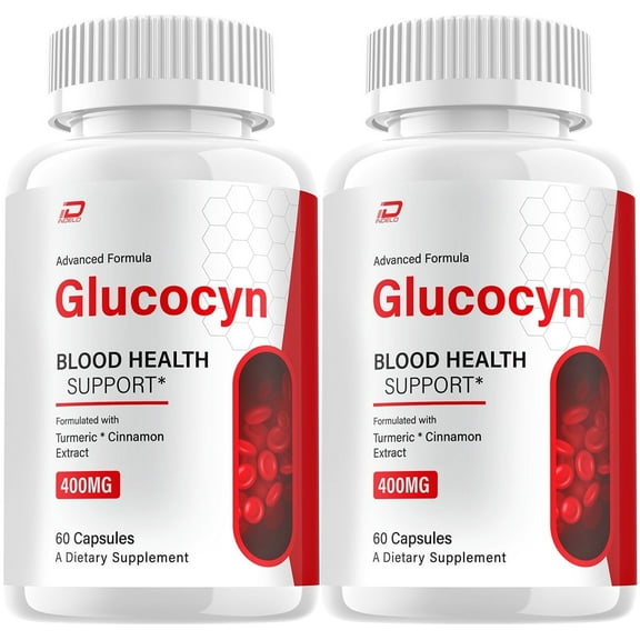 Glucocyn Capsules – Glucosyn, All Natural Glycogen Support, 2 Pack, 120 Capsules