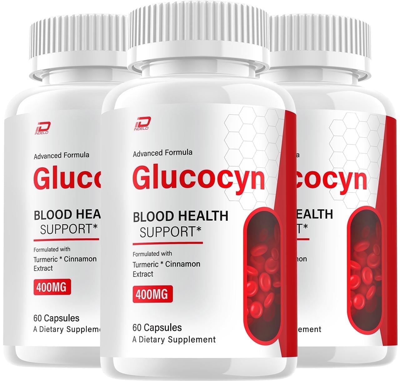 Glucocyn Capsules – Glucosyn, All Natural Glycogen Support, 3 Pack, 180 Capsules