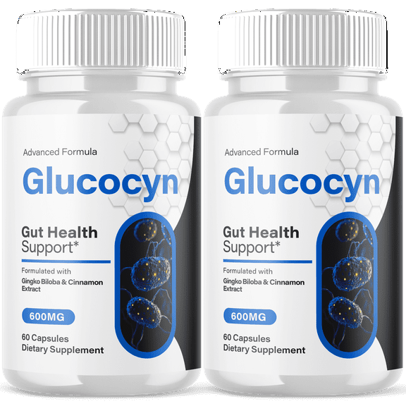 Glucocyn Gut Health Pills Advanced Formula Digestion Support 120 Capsules