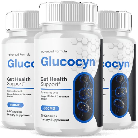 Glucocyn Gut Health Pills Advanced Formula Digestion Support 180 Capsules