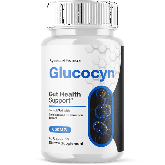 Glucocyn Gut Health Pills Advanced Formula Digestion Support 60 Capsules