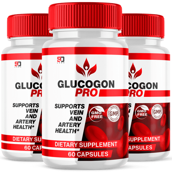 Glucogon Pro Maximum Strength Blood Support Supplement 180 Capsules