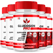 Glucogon Pro Maximum Strength Blood Support Supplement 300 Capsules