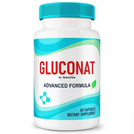 Gluconat – Original Formula with a Clean Blend to Support Healthy Circulation, Natural Energy & Balanced Levels | Just 2 Easy-to-Swallow Gluconat Pills Daily (60 Capsules)