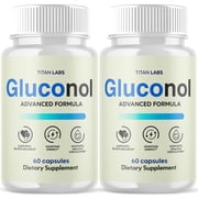 Gluconol Advanced Formula Blood Support for Health and Wellness Gluco Nol 120 Capsules