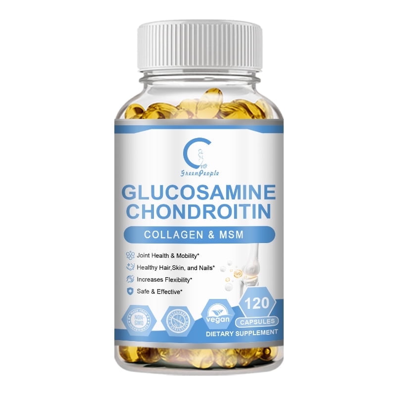 Glucosamine Chondroitin Complex with MSM, Dietary Supplement for Joint Support, 120 Caplets