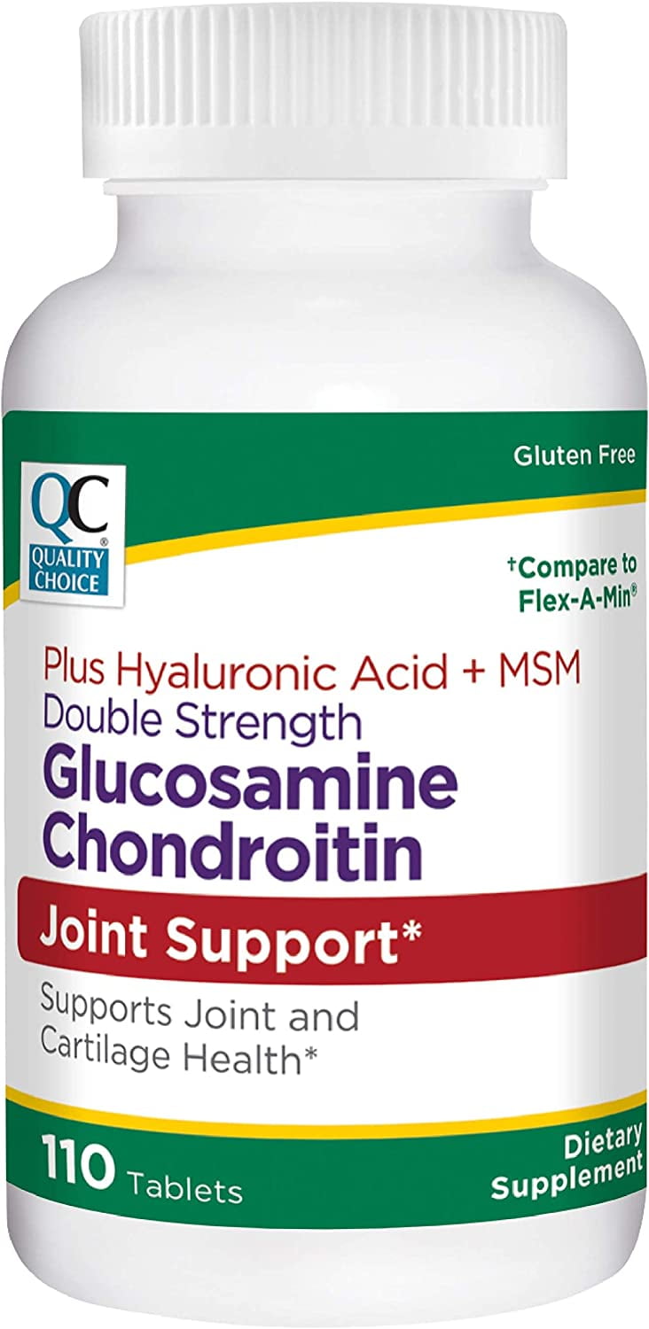 Glucosamine Chondroitin + Hyaluronic Acid & MSM Tablets 110 ct