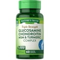 thumbnail image 1 of Glucosamine Chondroitin MSM Complex | 60 Caplets | Triple Strength Supplement with Turmeric | Non-GMO and Gluten Free Supplement | by Nature's Truth, 1 of 5