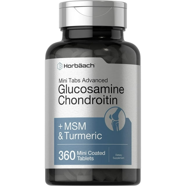 Glucosamine Chondroitin MSM Plus Turmeric 360 Mini Coated Tablets by
