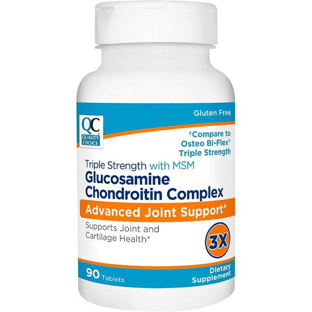 Glucosamine Chondroitin + MSM Triple Strength Tablets 90 ct