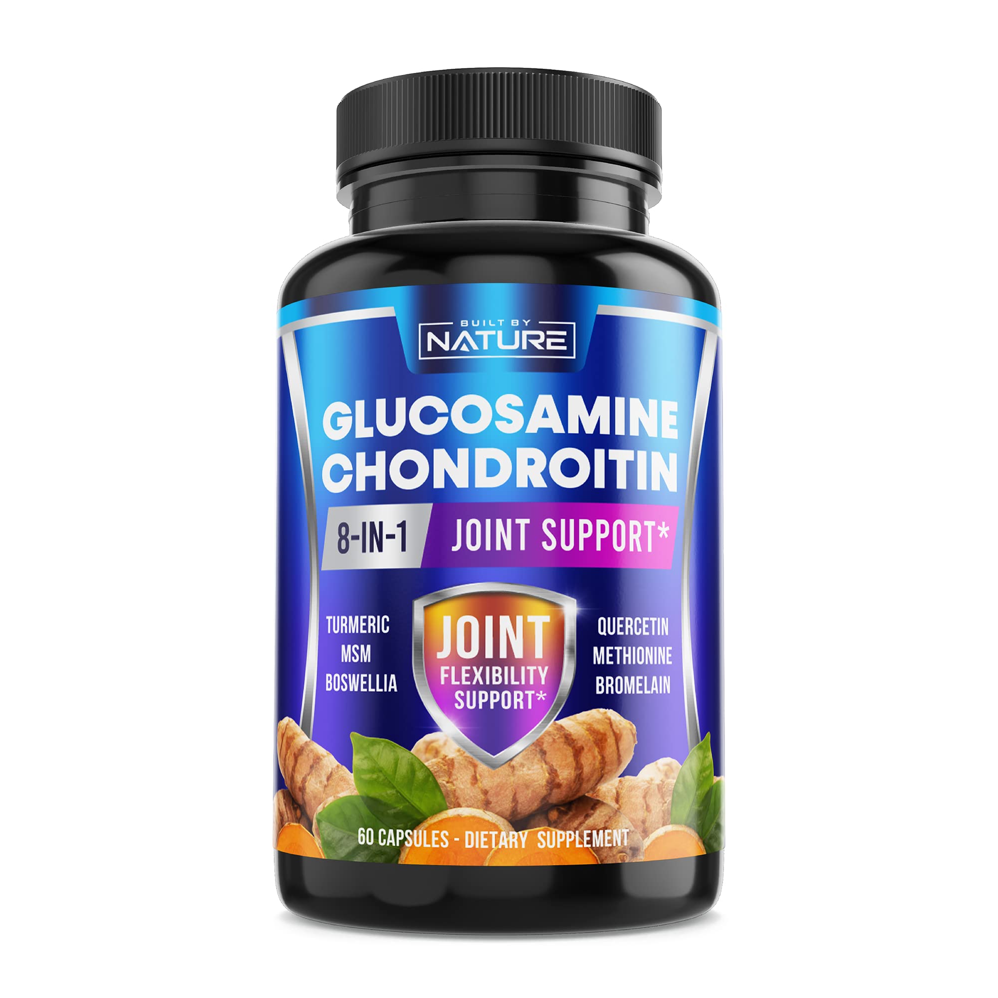 Glucosamine Chondroitin with MSM, Turmeric, Boswellia Advanced Joint Support, High Potency