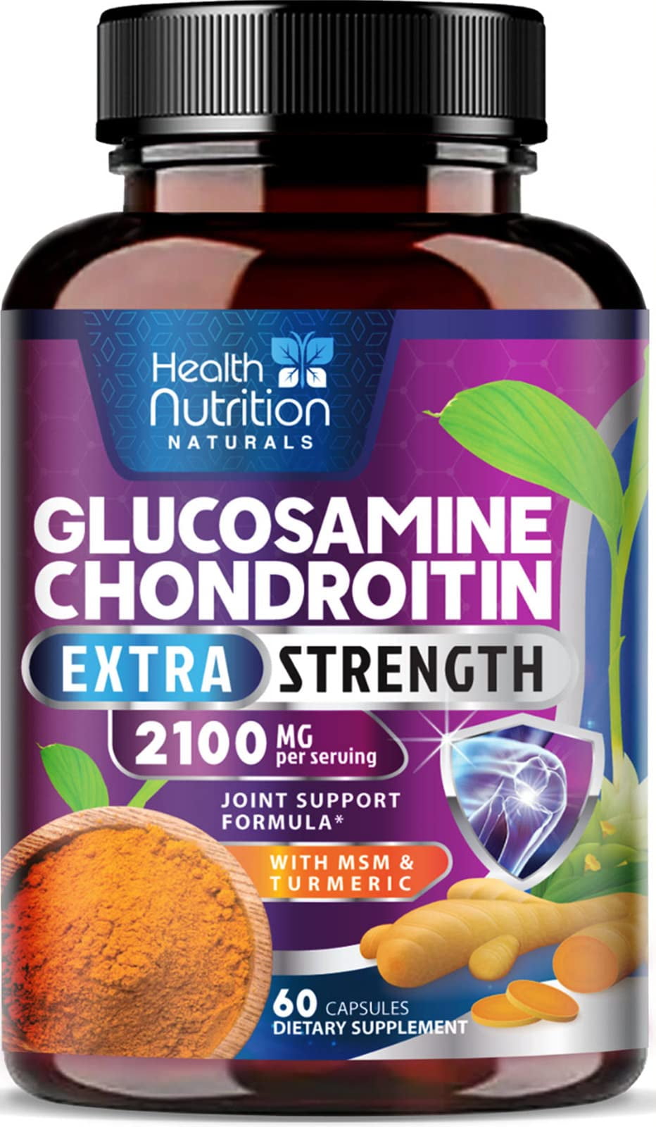 Glucosamine Chondroitin MSM Turmeric Boswellia Joint Support