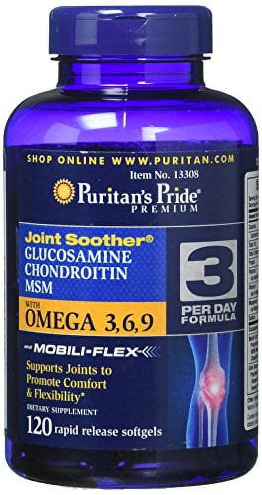 Glucosamine, Chondroitin & MSM with Omega 3, 6, 9