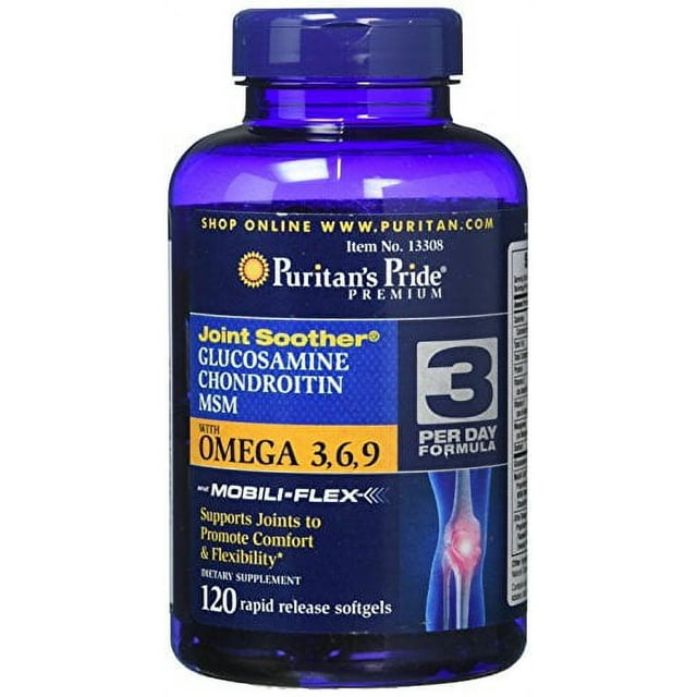 Glucosamine, Chondroitin & MSM with Omega 3, 6, 9