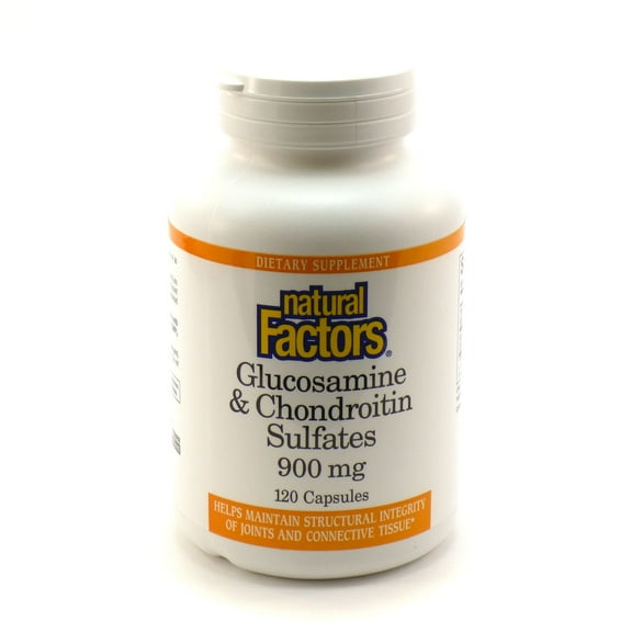 Natural Factors Glucosamine & Chondroitin, Supports Healthy Joints and Connective Tissue, 120 Capsules