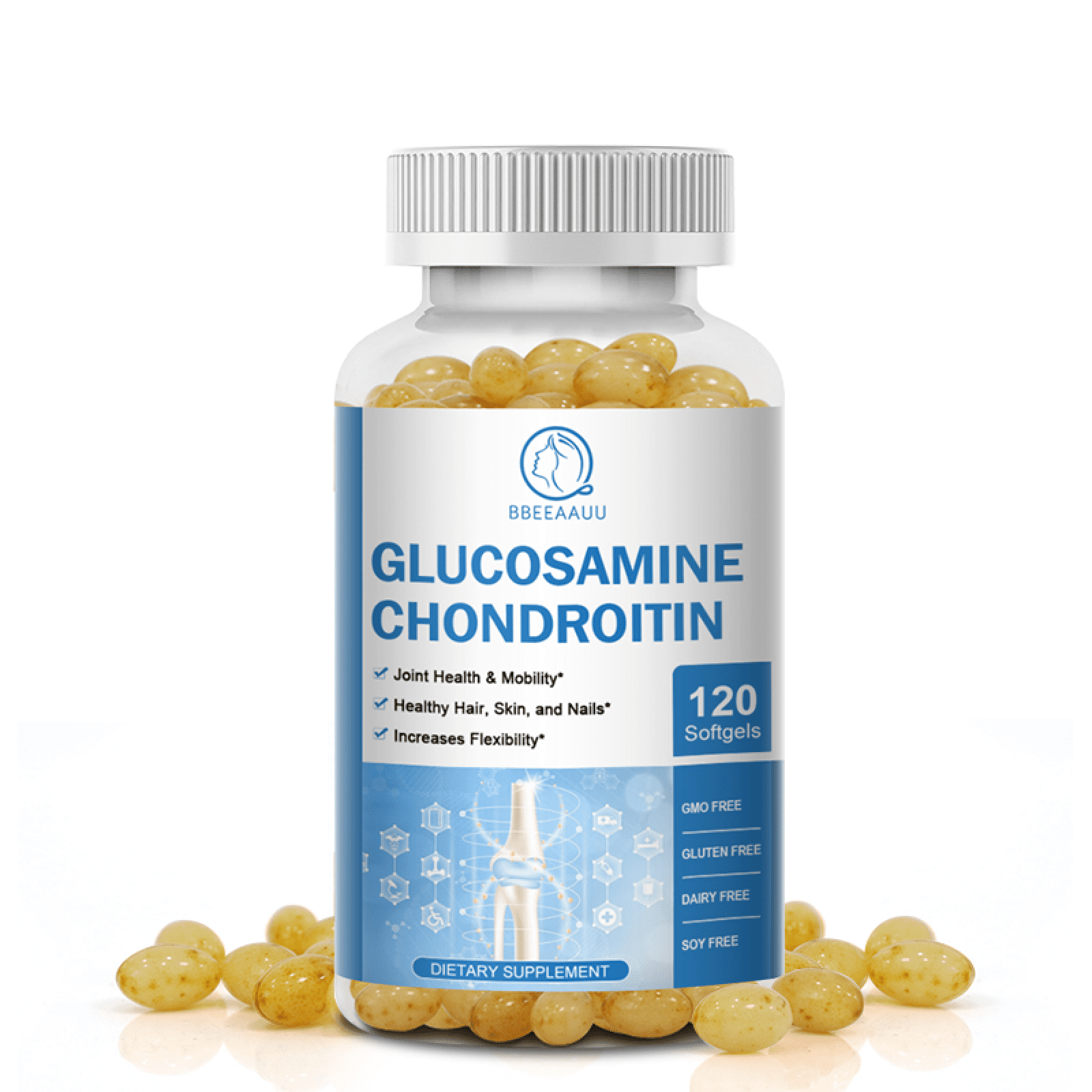 Glucosamine Chondroitin, with Collagen & Msm Support Joint Strength ...