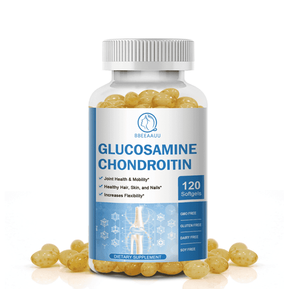 Glucosamine Chondroitin, with Collagen & Msm Support Joint Strength & Flexibility,120 Capsules