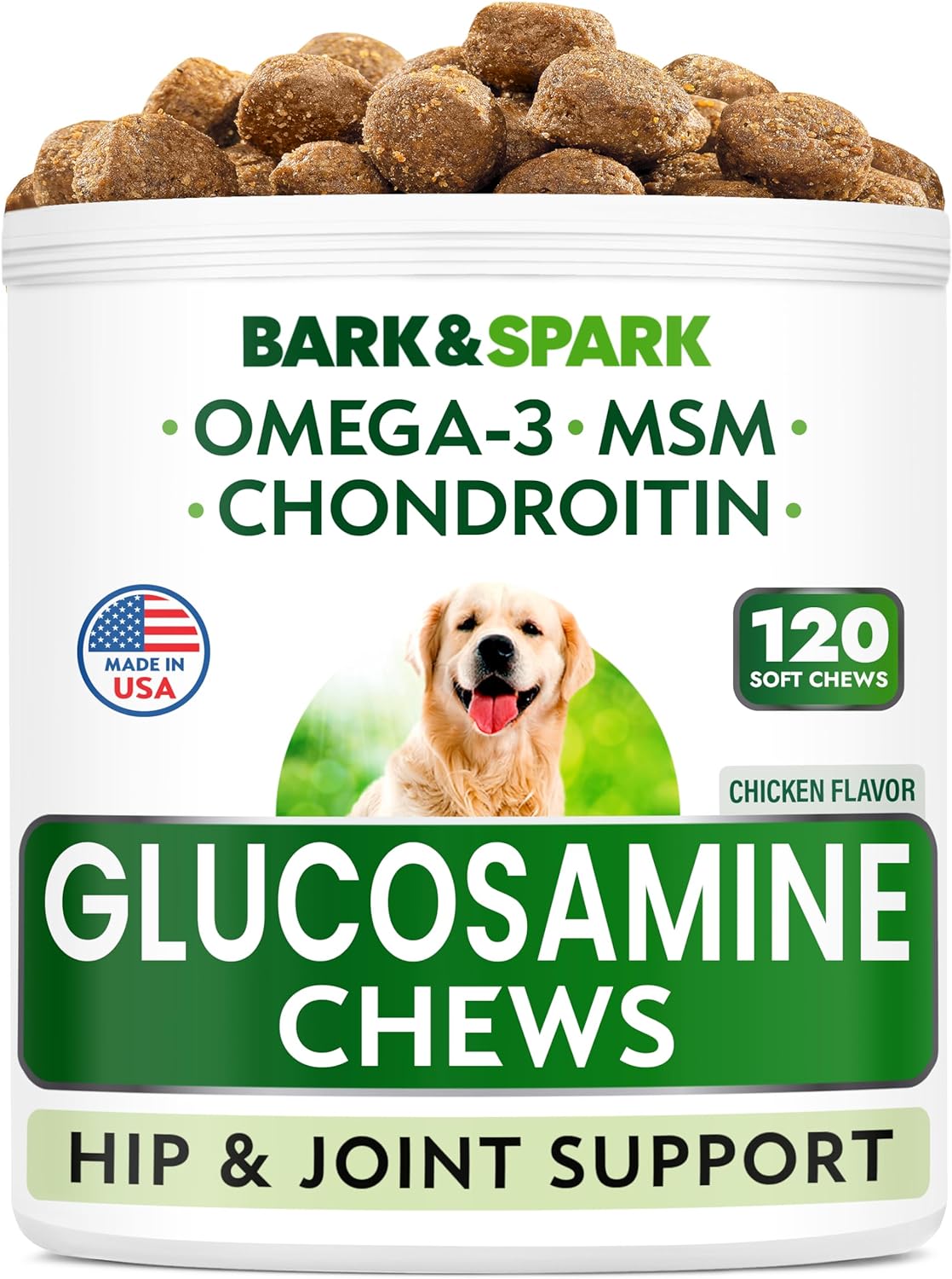 Glucosamine Dog Treats Joint Pain Relief Supplement Advanced